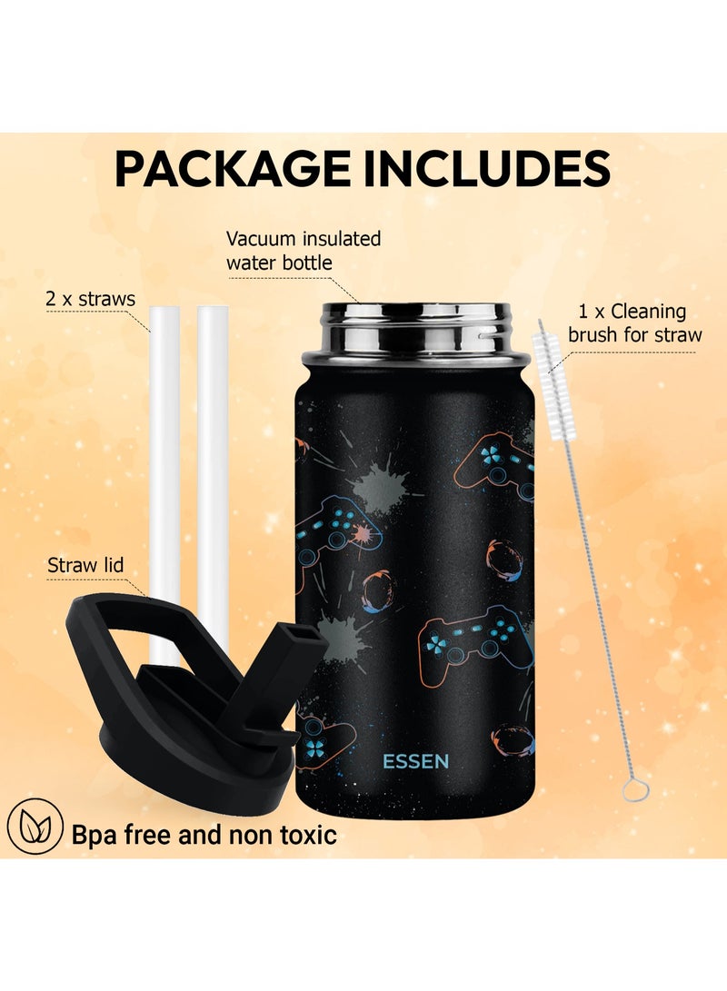 ESSEN Kids Water Bottle Stainless Steel for Boys Playstation – 414 ml - Image 4