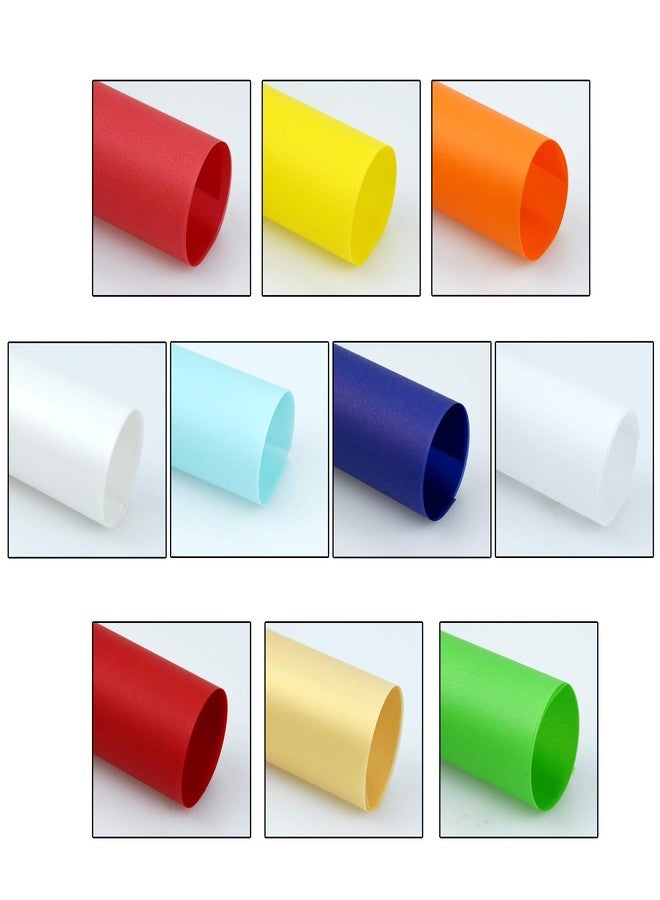Poualss Colored Vellum Paper 8.5 x 11'' 50 Sheets Transparent Vellum Paper Translucent Printable Tracing Paper for Drafting Ink Jet Laser Printer (Multicolored) - Image 3