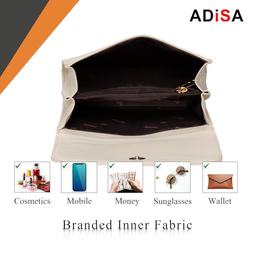 ADISA Women & Girl's Sling Bag (Off White) - Image 5