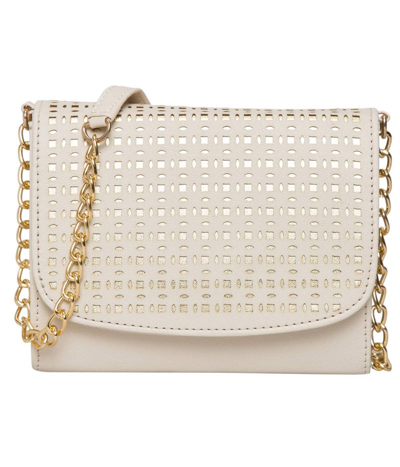 ADISA Women & Girl's Sling Bag (Off White) - Image 1