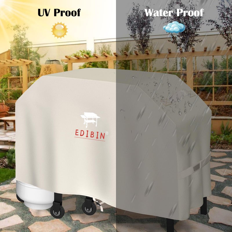 EDIBIN 36 Inch Griddle Cover Fits for Blackstone 36 inch Flat Top Gas Griddle 1554 1825 1984, Waterproof 36" Griddle Cover Fit Royal Gourmet GD401 Fit Blackstone 36 inch Cooking Station 4 Burner - Image 3