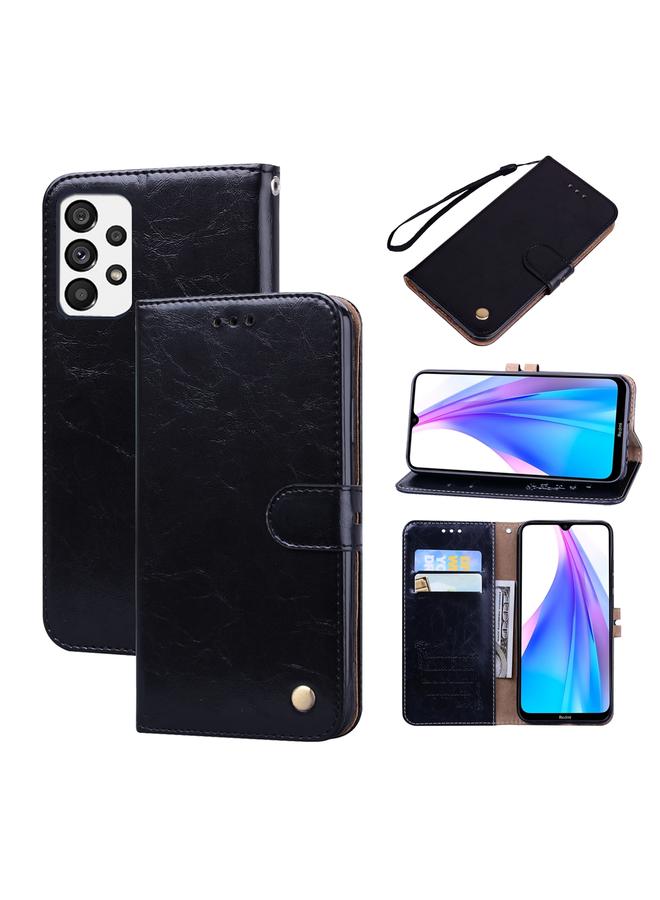 اس-توب جراب لهاتف Samsung Galaxy A23 / M23 / F23 جراب هاتف جلدي بملمس الشمع الزيتي - Image 1