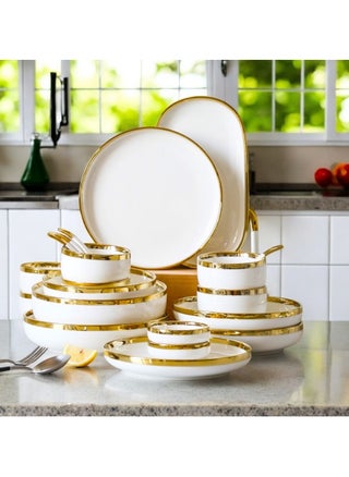 White and gold
