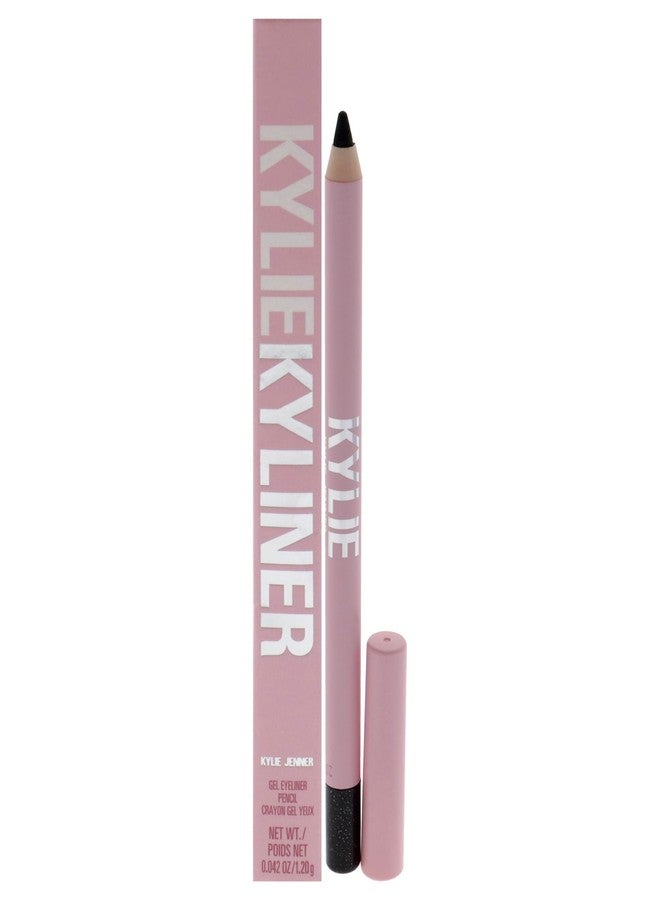 Kylie Cosmetics Gel Eyeliner Pencil - 009 Obsidian Black for Women - 0.04 oz Eyeliner - Image 1
