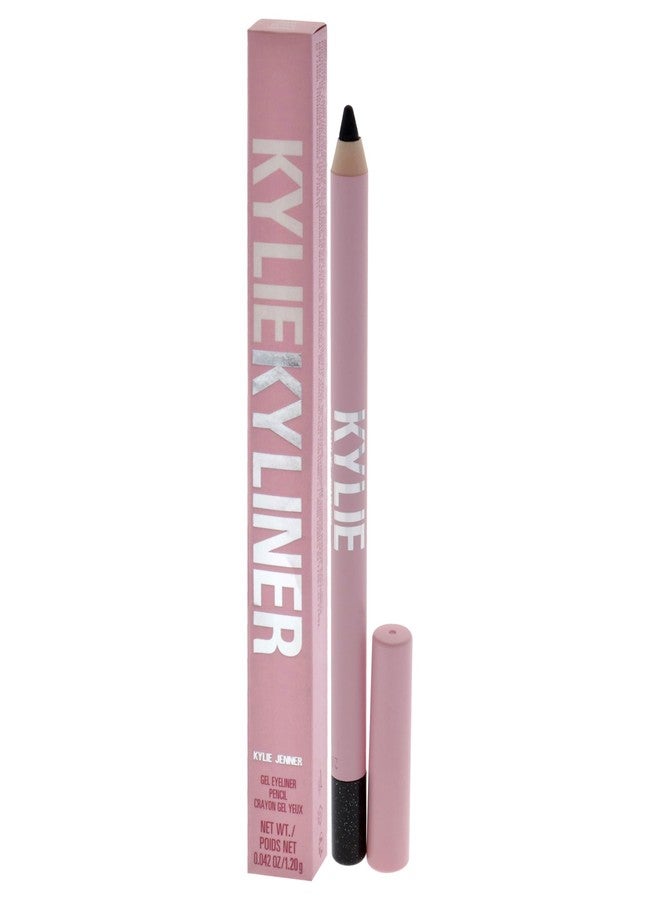 Kylie Cosmetics Gel Eyeliner Pencil - 009 Obsidian Black for Women - 0.04 oz Eyeliner - Image 4