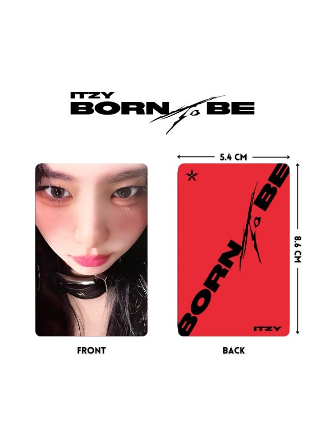 NIBEMINENT 4 Pcs Kpop ITZY BORN TO BE Special Edition Lomo Cards Card For Fans Collection Gifts - Image 2