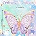 PerKoop 10 Pcs Large Butterfly Centerpieces for Tables Butterfly Party Decorations 3D Paper Table Toppers Centerpieces Wall Decor for Birthday Baby Shower Wedding Party Supplies Pink Purple - Image 2