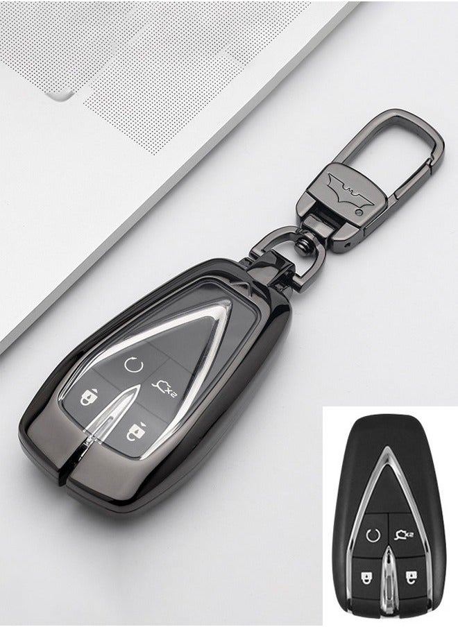 Generic - Suitable For Changan UNI/UNI-T/CS75/Eado Plus/UNI-K/CS85/Alsvin/UNI-V/CS95/CS35 key Protection Case High-end Zinc Alloy Car Key Case - Image 1