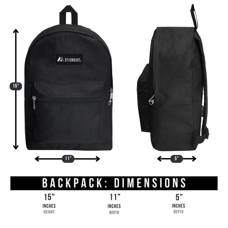 Everest Basic Backpack, Jade, One Size - Image 2