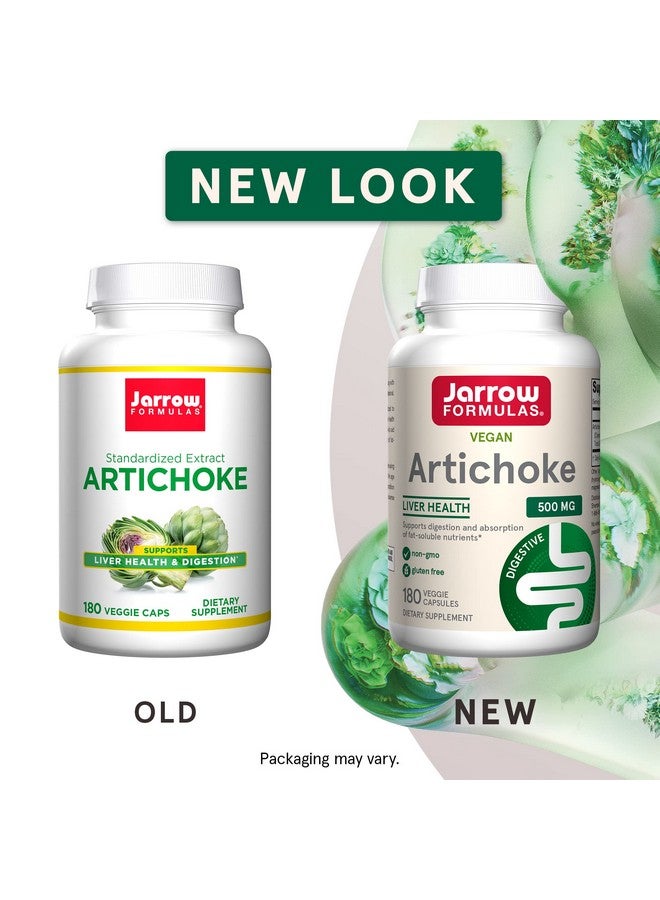 jarrow formulas خلاصة الأرضي شوكي 500 ملغ لدعم الكبد والهضم مكمل غذائي نباتي مستخرج موحد 180 حصة (كبسولات) (قد يختلف التعبئة) - Image 2