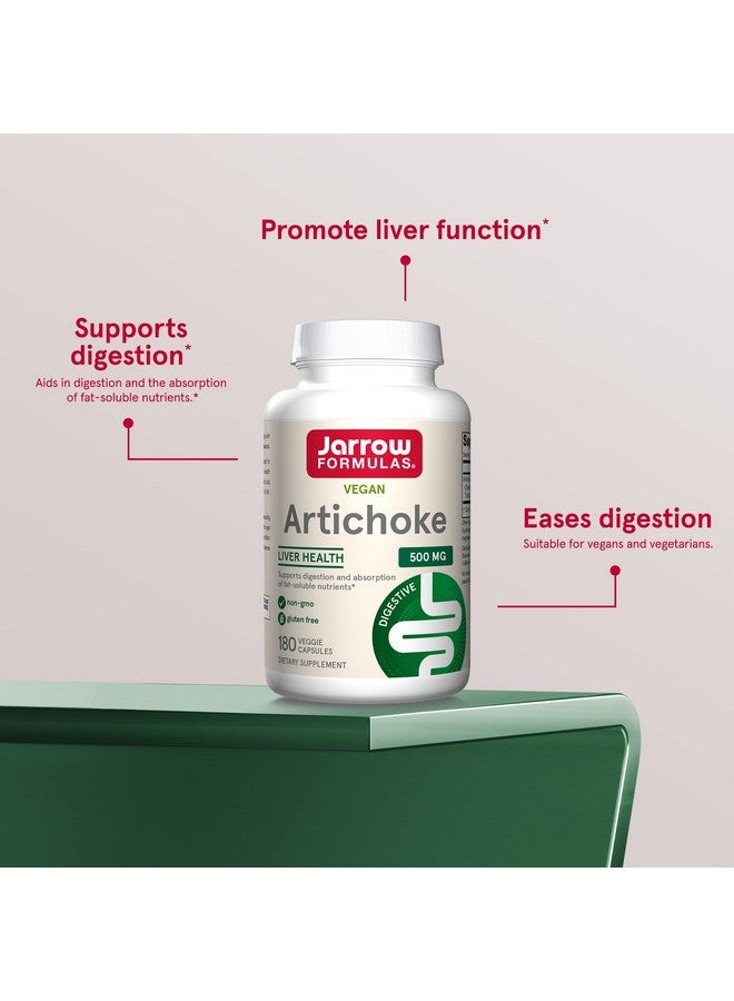 jarrow formulas خلاصة الأرضي شوكي 500 ملغ لدعم الكبد والهضم مكمل غذائي نباتي مستخرج موحد 180 حصة (كبسولات) (قد يختلف التعبئة) - Image 5