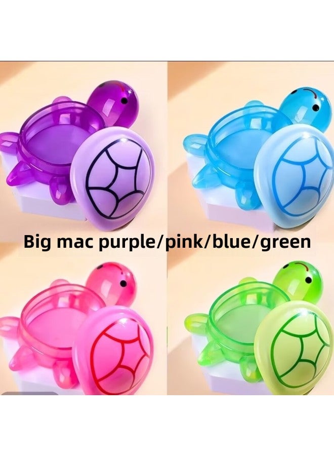 17cm Super Size Turtle Grandpa Luminous Open Cover Tortoise Pair Touch Toy Ornaments Luminous Big Mac Tortoise-Colour:17cm  Big Mac Turtle  - Image 2