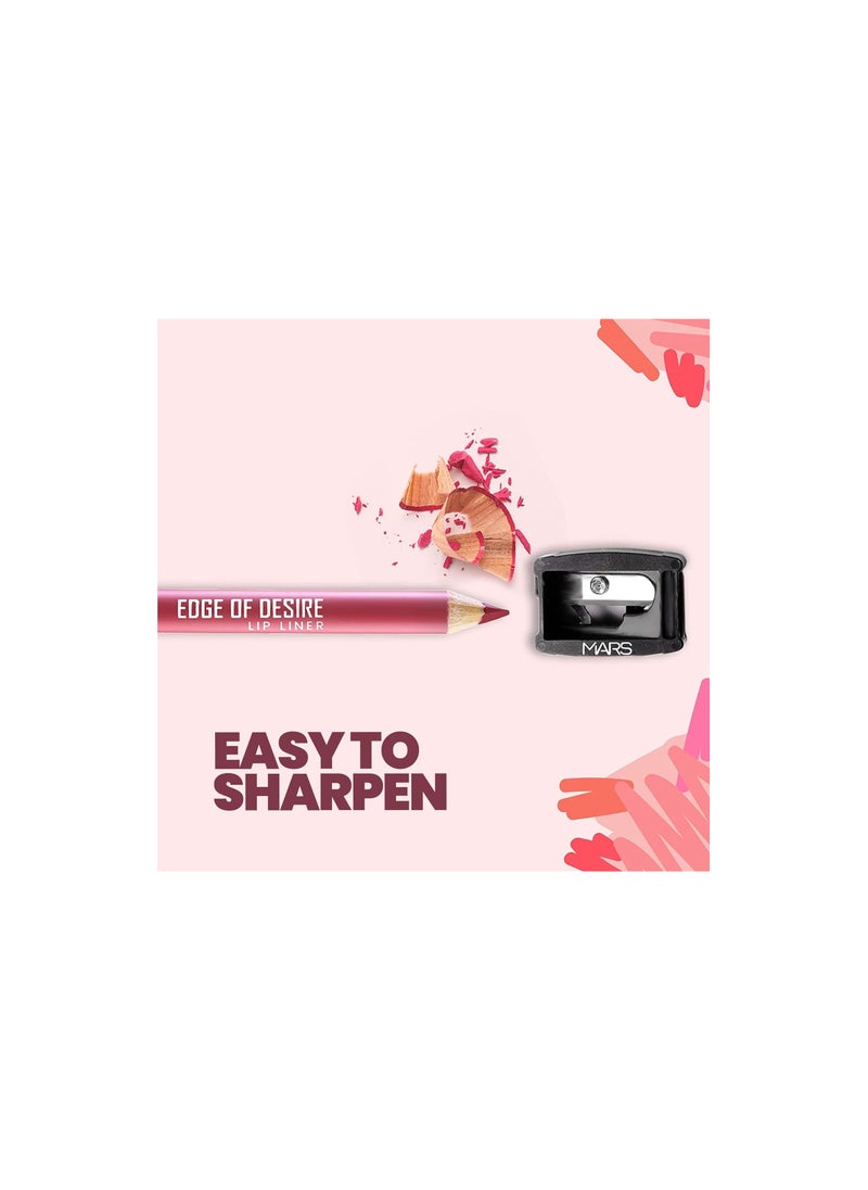 Mars - Matte Lip Liner Set of 10 | One Swipe Smooth Application | Long Lasting Lip Pencil | Multicolor (1.6g x 10) - Image 1