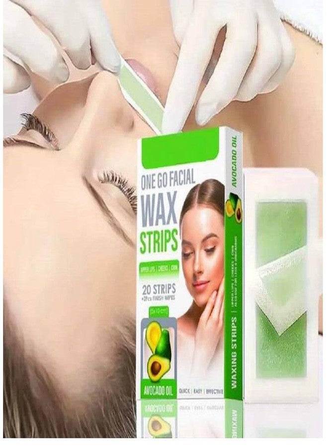 ROODILES Facial Wax Strips for Face, Upper Lip & Chin - Avocado Oil | 20 Ready-to-Use Strips + 2 Soothing Wipes | Deeply Nourishing & Gentle Hair Removal for Smooth, Glowing Skin - Image 5