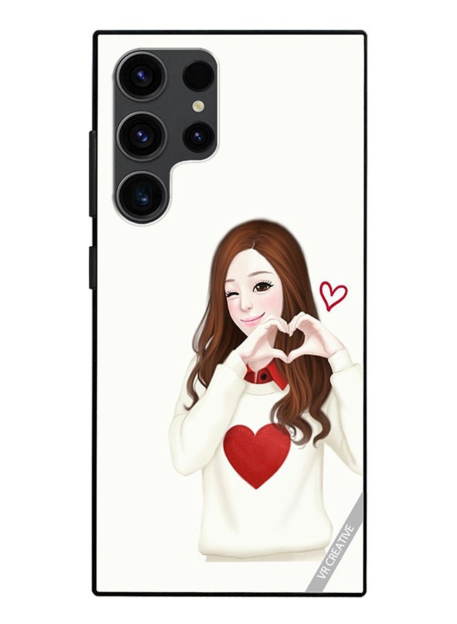 VR CREATIVE Protective Case Cover For Samsung Galaxy S23 Ultra 5G Lucy Design Multicolour - Image 1