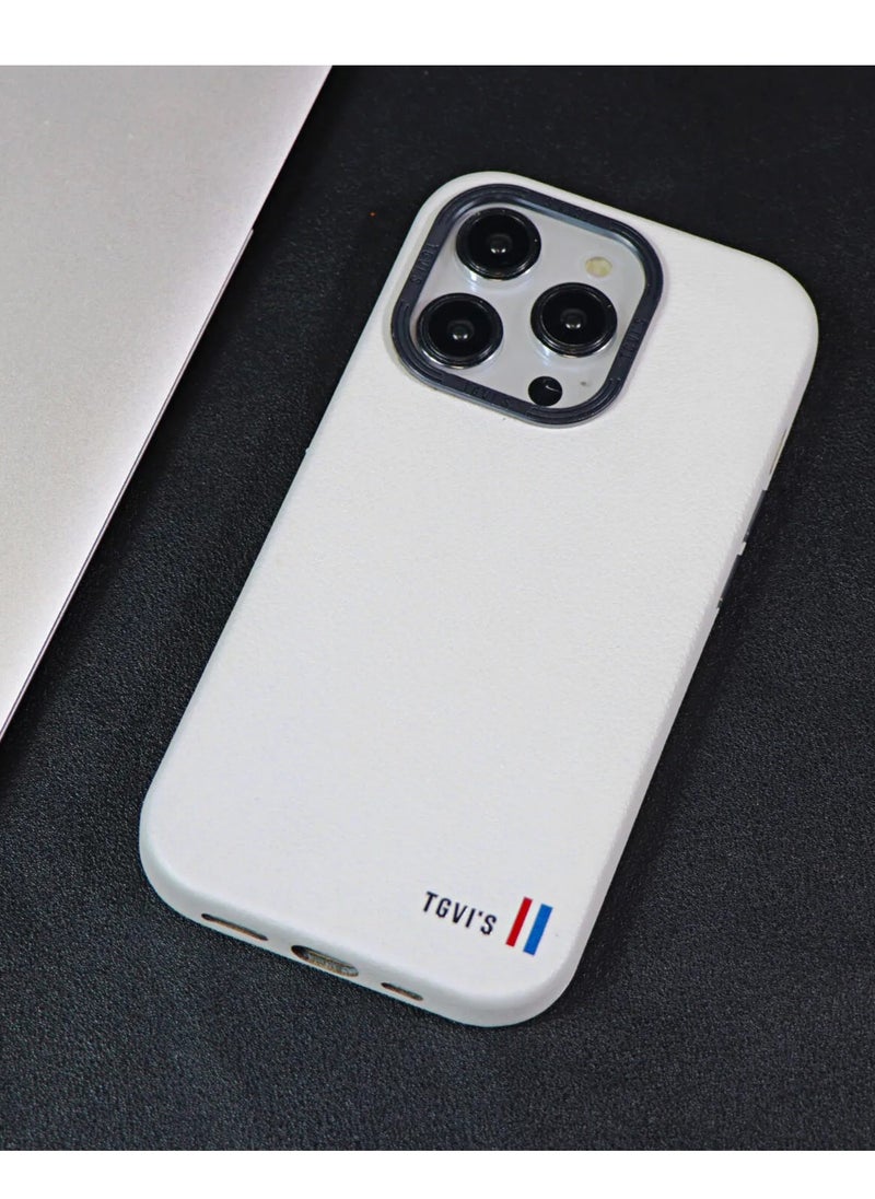 TGVI'S TGVIS VIDA series case for iPhone 14 Plus - white  - Image 1