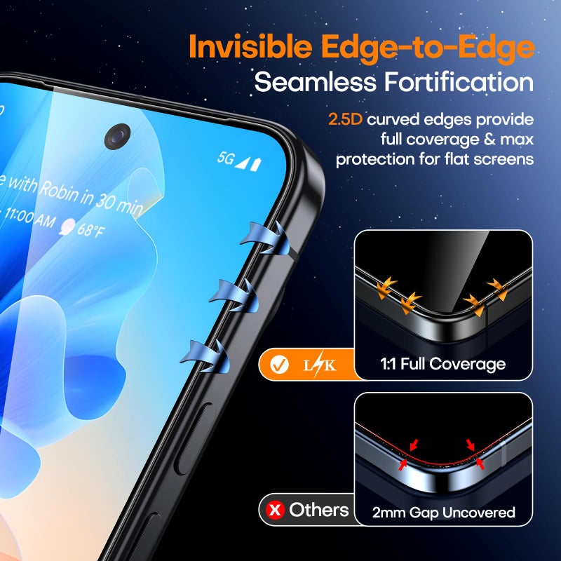 LK LϟK [2+1 Pack] for Google Pixel 11 Pro Screen Protector - Image 3