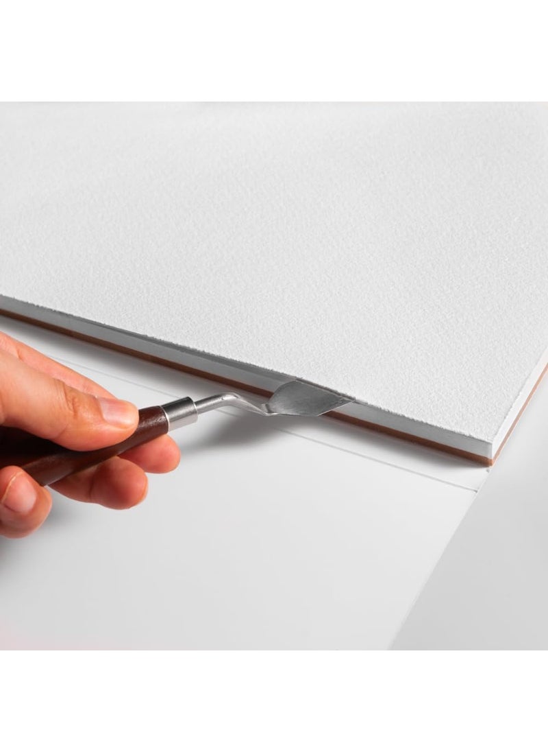 Legion Stonehenge Aqua White Medium Weight Block 140lb Coldpress 7 x 10 Inches 15 Sheets for Wet and Dry Media  - Image 5
