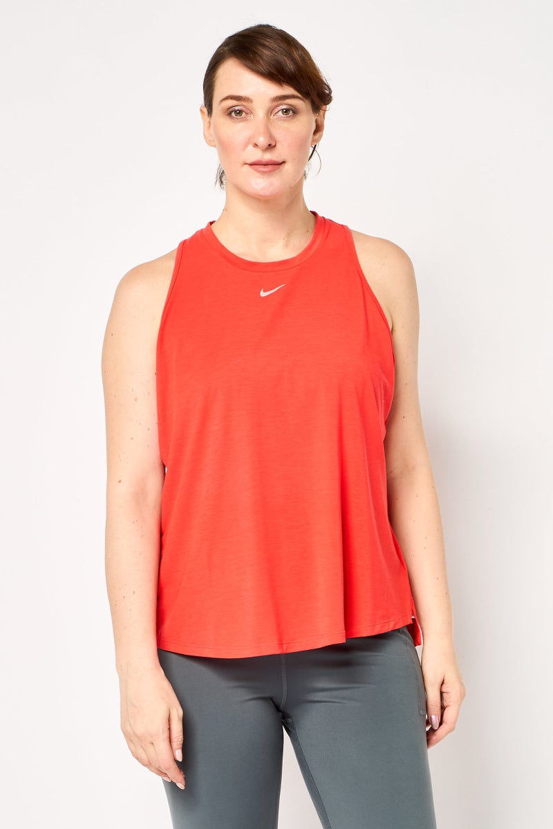 Nike Women Sportswear Fit Sleeveless Training Top, Red - Image 1