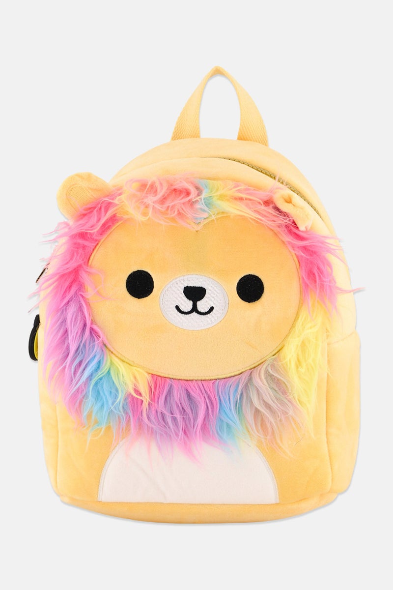 Squishmallows Kids Girls Printed Mini Bag Pack 26 H x 21 L x 12 W cm, Yellow - Image 1