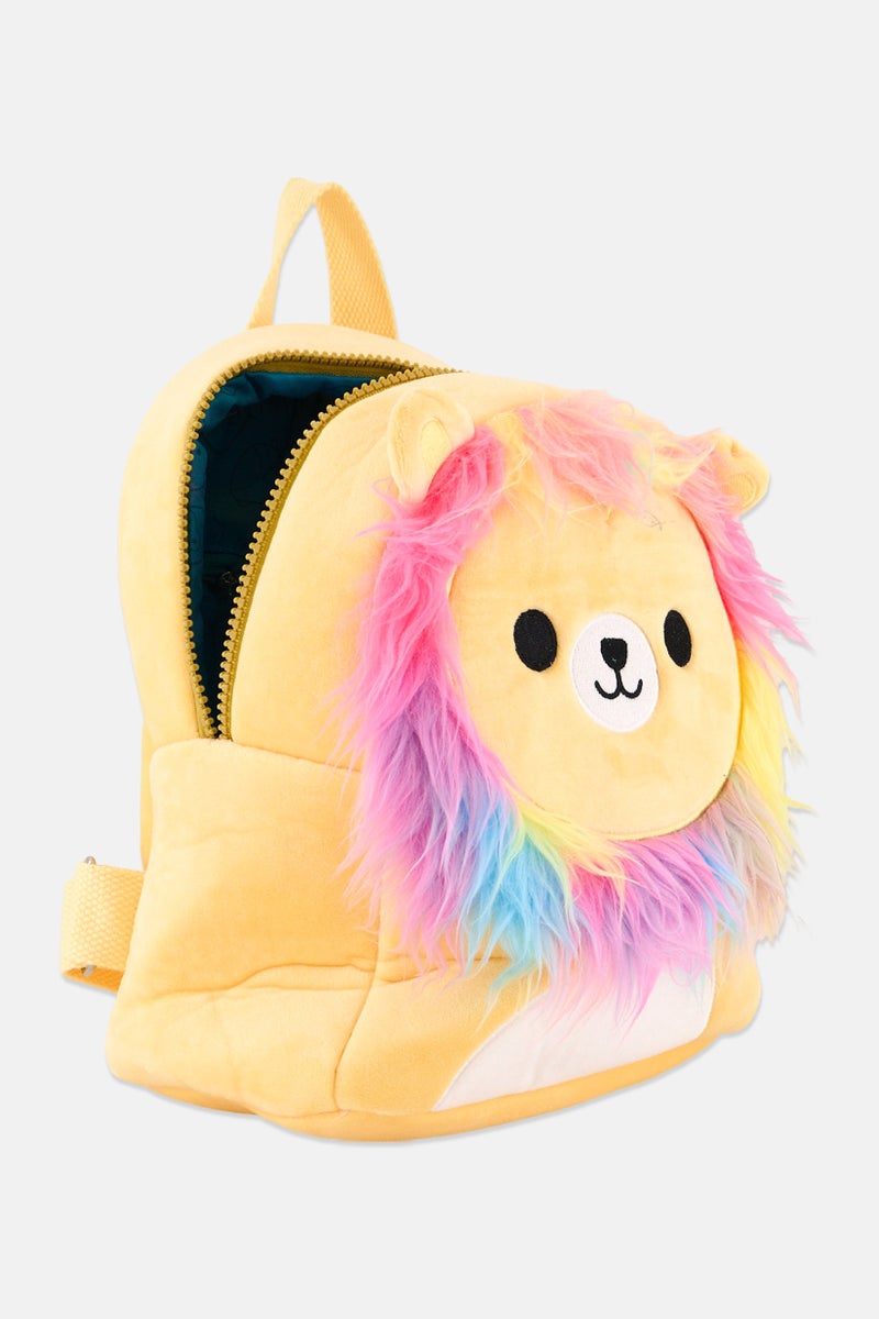 Squishmallows Kids Girls Printed Mini Bag Pack 26 H x 21 L x 12 W cm, Yellow - Image 3