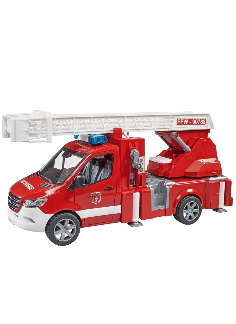 Bruder Bruder MB Sprinter Fire Engine with Ladder and Waterpump  - Image 3