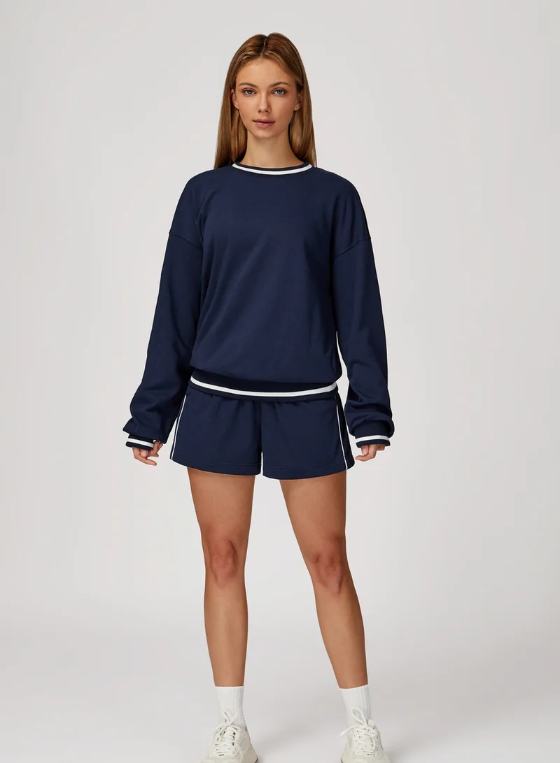 KAWN.YOGA Midnight Blue Light Sweatshirt for Women | Best Price UAE