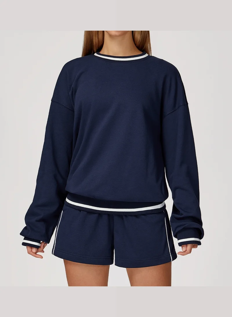 KAWN.YOGA Midnight Blue Light Sweatshirt for Women | Best Price UAE