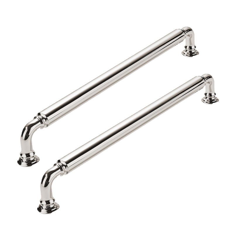 CABDM 5 Pack 10 Inch Hole Center Vibrant Polished Nickel Cabinet pulls HeavyDuty Solid Cabinet Handle Hardware Suitable for cabinets Dressers Kitchens and Bathroom cabinets - Image 2