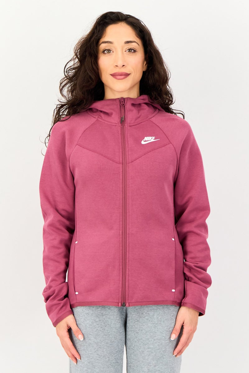 Nike Women Sportswear Fit Long Sleeve Outdoor Jacket, Pink - Image 1