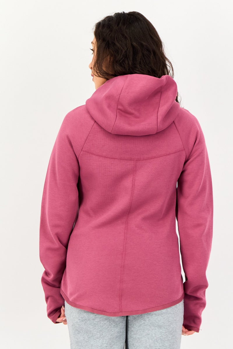 Nike Women Sportswear Fit Long Sleeve Outdoor Jacket, Pink - Image 2