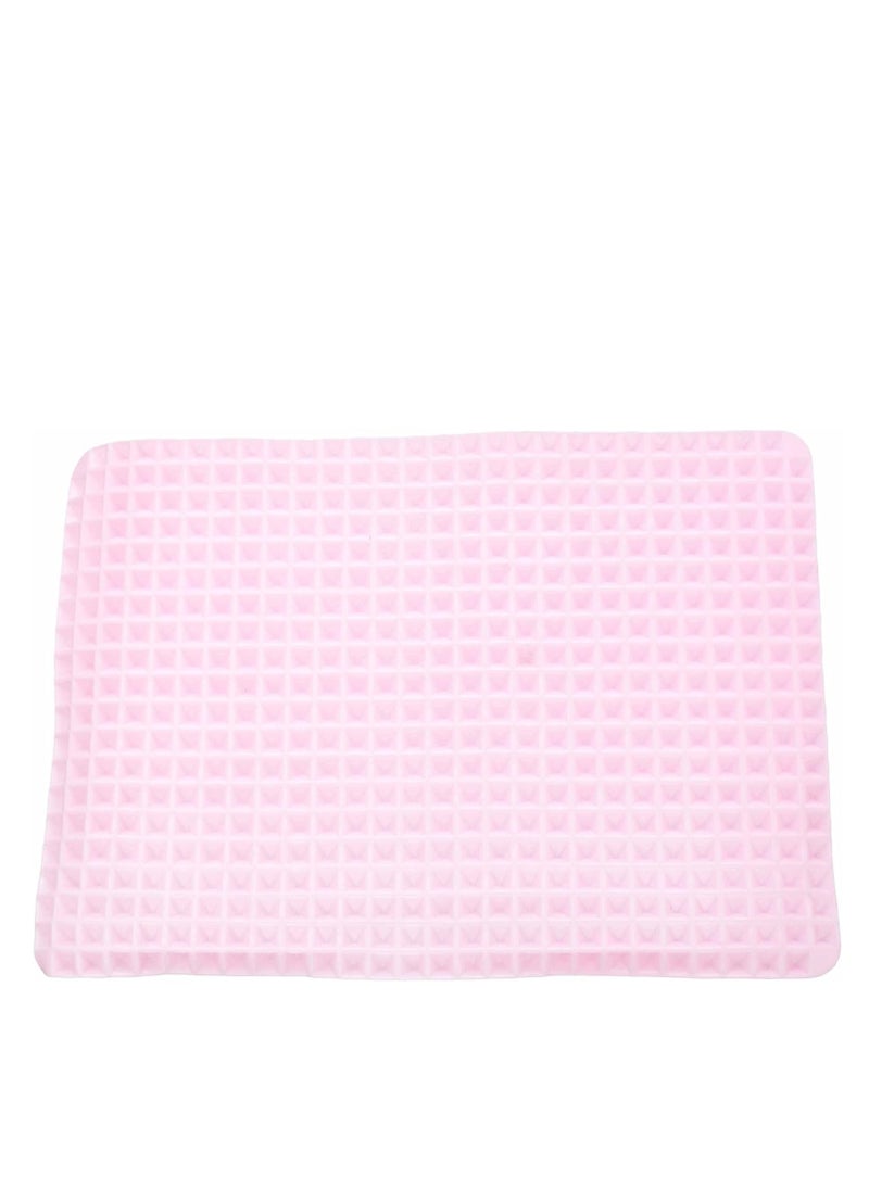 Generic - Silicone waffle mold - pink - Image 1