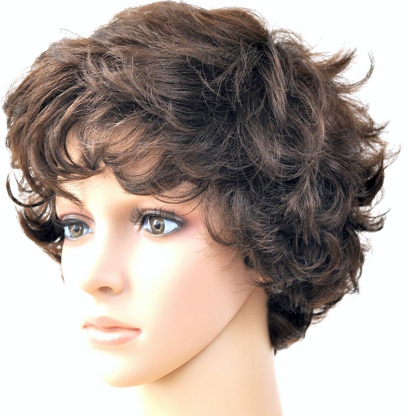 Forever young Forever Young Ladies Light Brown Short Fashion Wig With Rolling Curls - Image 1