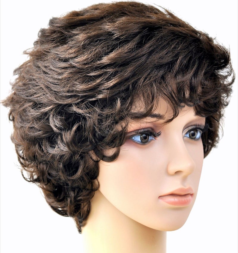 Forever young Forever Young Ladies Light Brown Short Fashion Wig With Rolling Curls - Image 2