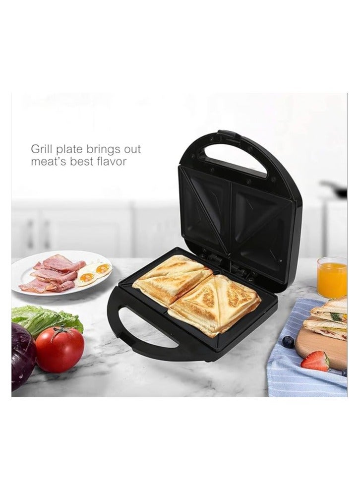 Mebashi MEBASHI Grill Sandwich Maker | JAPAN | 800 Watt, Cool Touch Handle,Toast, Waffle, Griddle, Non-Stick Coating Plates, Automatic Temperature Control, Anti-Slip Feet (ME-SW1005W2)(750W)  - Image 4