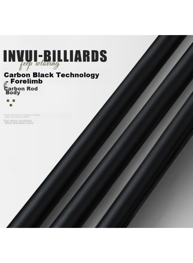 Invui Billiard Cue, Carbon Fiber Small Tip Cue, Detachable Chinese Black 8 High-tech Pool Cue Cr03 - Image 4