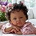 SCOM Black Reborn Baby Doll 18 Inch Realistic African American Girl Looking Real Lifelike Baby with Soft Cloth Newborn Weighted Brown Hispanic Doll with Full Vinyl Body for 3 4 5 6 Year Old Gift - Image 2