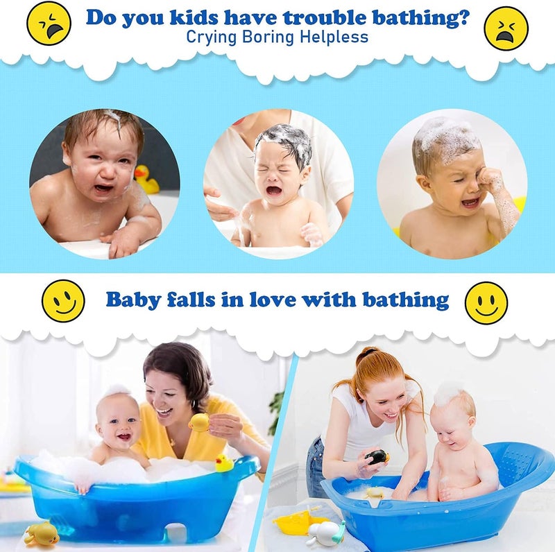 Fun Wind Up Duck Bath Toys for Toddlers 1-3 Years, 3 Pcs Floating Water Games for Pool and Bathtub, Perfect Birthday Gifts for Kids - Image 4
