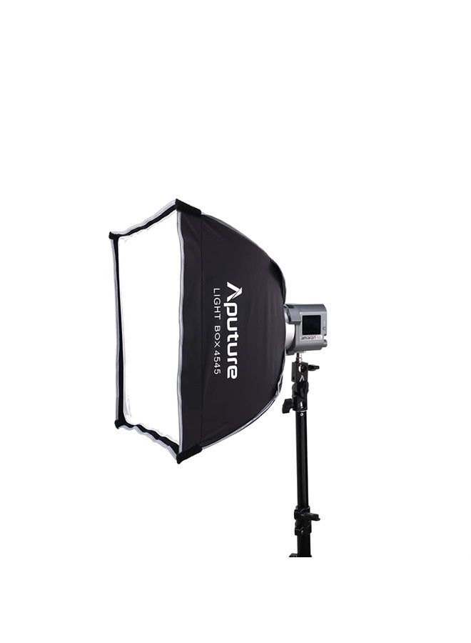 Aputure Light Box 4545 Bowens Mount Square Softbox with Honeycomb Grid for Amaran 60X S 60D S Amaran 200X S 100X S Series - Image 2