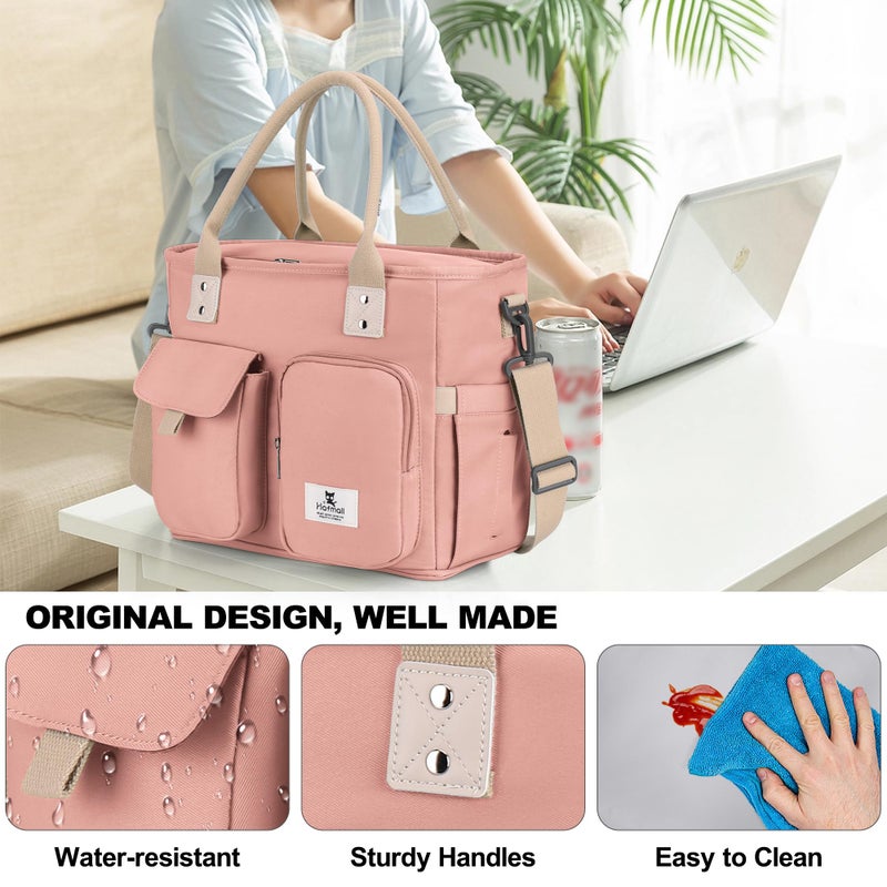 Hafmall 16L Large Pink Lunch Bag for Women, Loncheras para Mujer, Insulated Adult Lunch Tote Box for Work, 4.5Gallon - Image 5