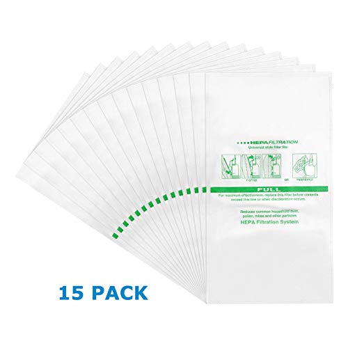isingo 15 +5 Pack 204814 HEPA Filter Bags plus Belts, for Kirby Vacuum Bags 204811 204808 205811, Universal White Cloth Bags Fit for Sentria Models & All Generation with F-Style and Twist-Style - Image 5
