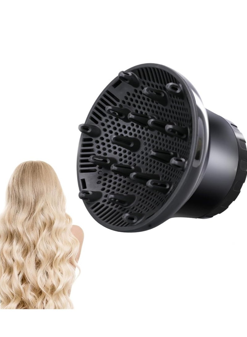 SOLARAE Hair Diffuser Universal Diffuser Attachment for Hair Dryer Hair Diffuser for Curly Hair Adaptable for Blow Dryers with 1.57” to 2.76” for Curly or Wavy Hair - Image 1