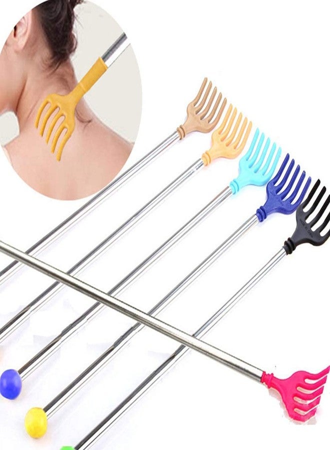 Red Champion Back Body Scratchier Telescopic Scratching Backscratching Massage Kit Back Scraper Extendable Telescoping Itch Health Products Hackle Itch Scratcher Rod and Massage Stick - Image 4