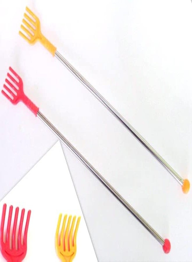 Red Champion Back Body Scratchier Telescopic Scratching Backscratching Massage Kit Back Scraper Extendable Telescoping Itch Health Products Hackle Itch Scratcher Rod and Massage Stick - Image 5