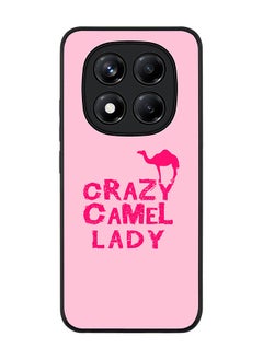 Stylizedd For Xiaomi Redmi Note 14 Pro 5G / X7 5G Case,Slim fit Camera Protection, Shockproof Thin Phone cover  - Crazy Camel Lady  - Image 1