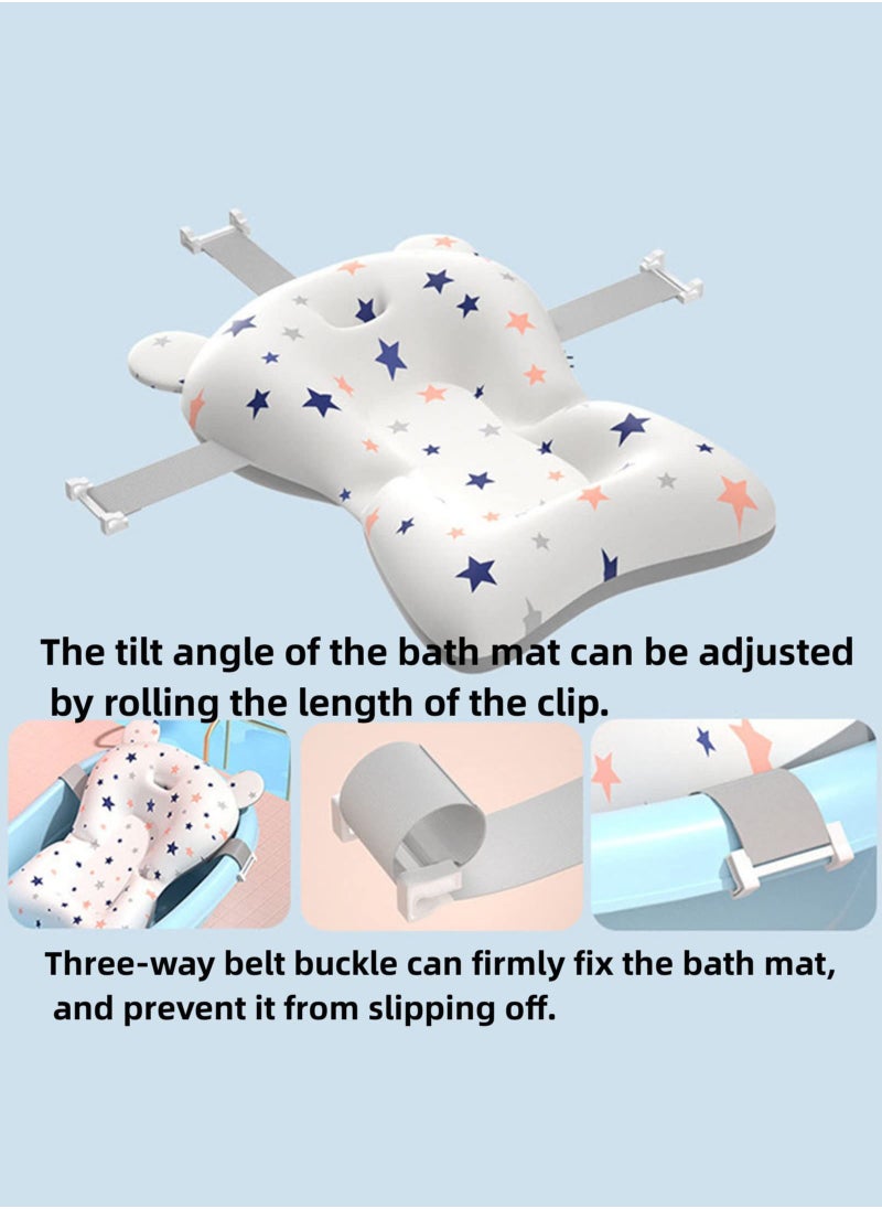 joyzzz - Xingmeng Bear Floating Bath Mat, Newborn Non-slip Bathing Grid (Universal Version Suitable for All Types of Bathtubs) - Image 1
