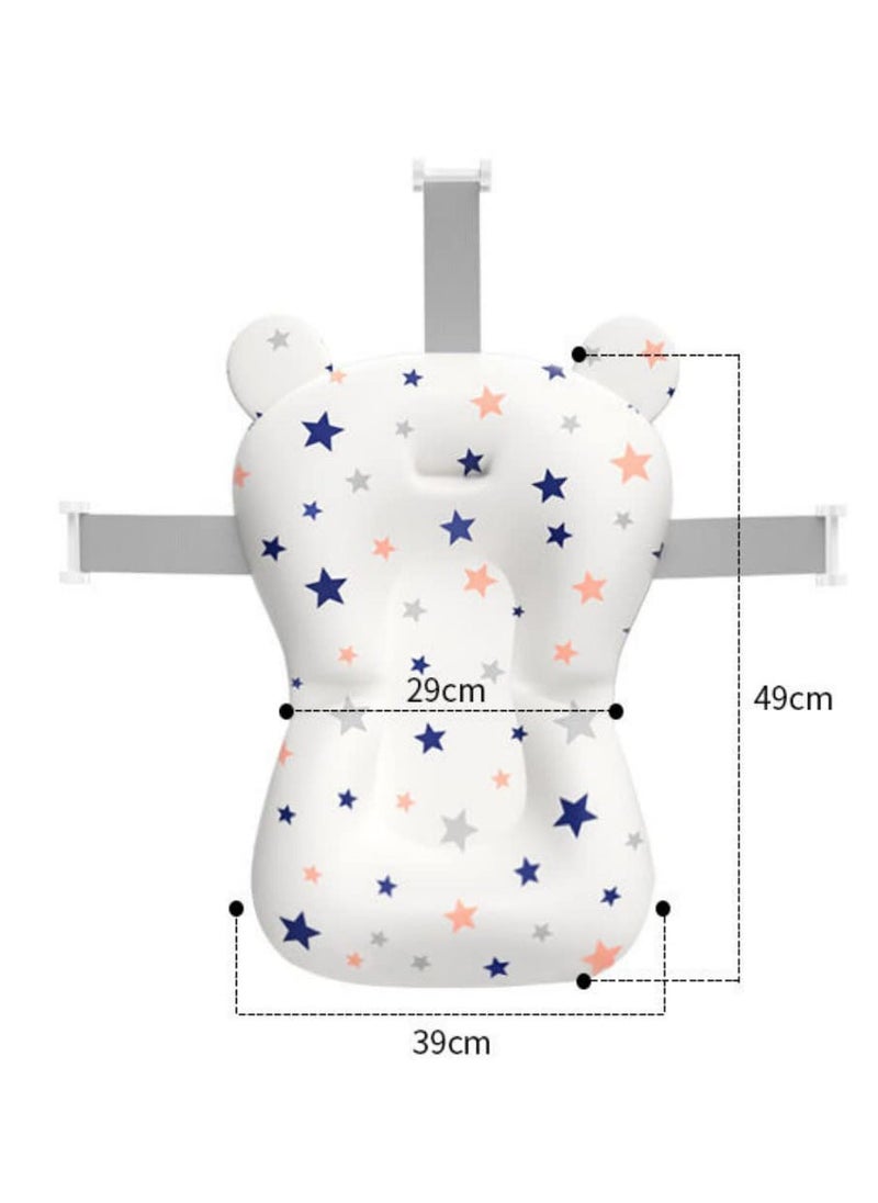 joyzzz - Xingmeng Bear Floating Bath Mat, Newborn Non-slip Bathing Grid (Universal Version Suitable for All Types of Bathtubs) - Image 1