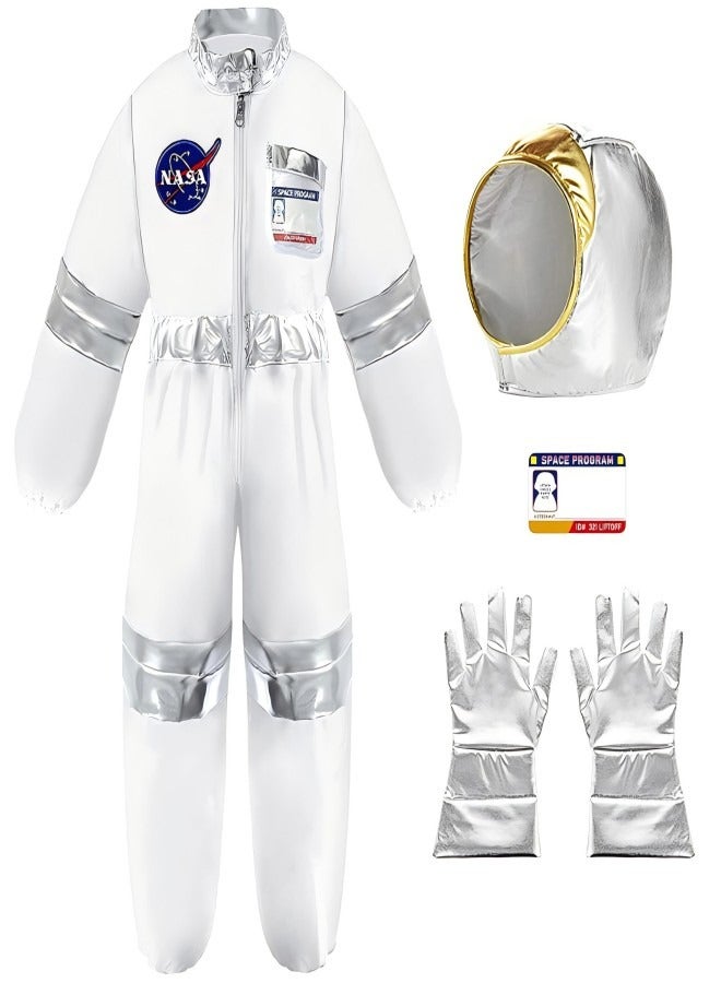 بدلة فضاء للأطفال هالوين ازياء تأثيري قفازات رائد فضاء عطلة عرض حفلات ازياء للأطفال الذين تتراوح أعمارهم بين 4-11 سنة للعب الأدوار - Image 2