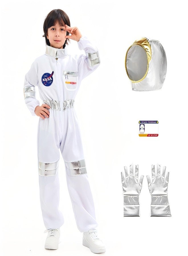 بدلة فضاء للأطفال هالوين ازياء تأثيري قفازات رائد فضاء عطلة عرض حفلات ازياء للأطفال الذين تتراوح أعمارهم بين 4-11 سنة للعب الأدوار - Image 4