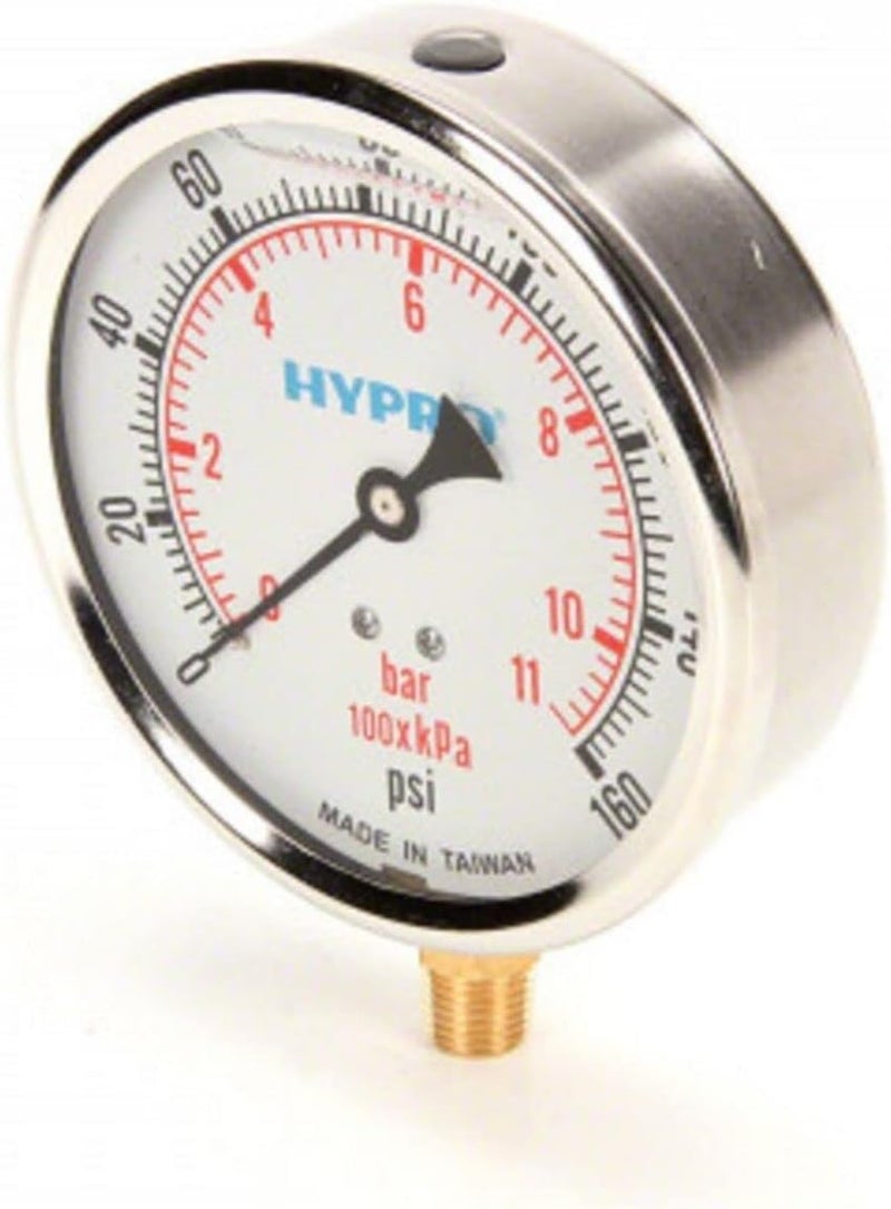 Hypro 4" 400 Liquid-Filled Gauge; 0-160 PSI (40400FG02L160) - Image 1